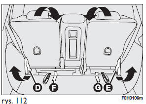 Powiêkszenie bagażnika z siedzeniami przesuwnymi