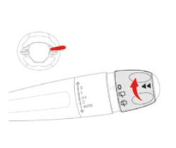 Citroen C3: Sterowanie Ręczne - Przełącznik Wycieraczek Szyby - Oświetlenie I Widoczność