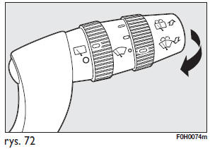 Funkcja Inteligentne spryskiwacze szyb