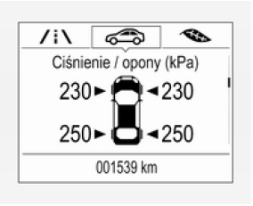 Układ monitorowania ciśnienia w oponach