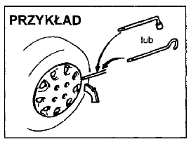 Pełnowymiarowe kołpaki kół (w niektórych modelach)